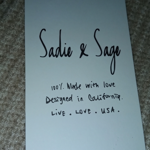 NWT Sadie & Sage Taupe Lace Up Sweater Dress S - Picture 9 of 10